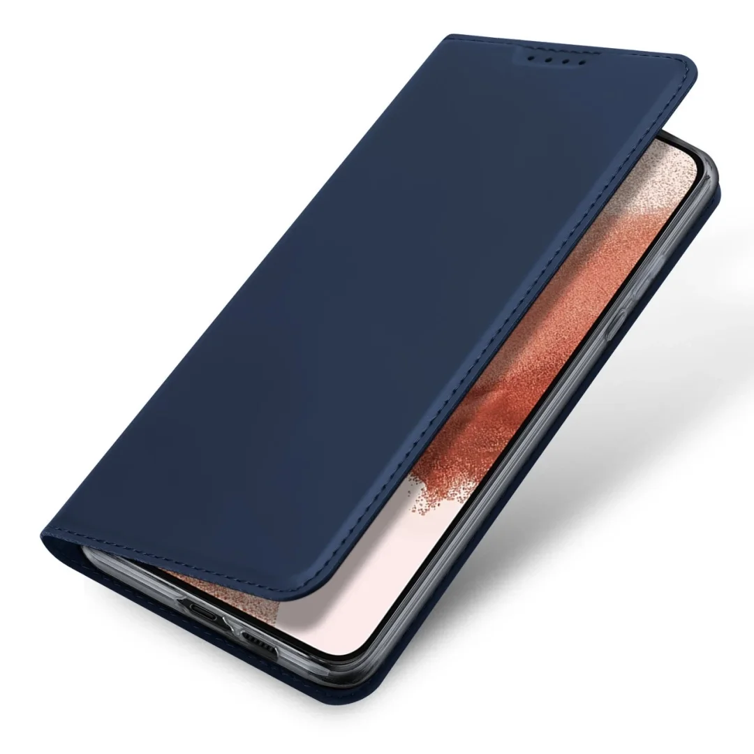 Etui ochronne na telefon Dux Ducis Skin Pro do Samsung Galaxy S23+ pokrowiec z klapką portfel na kartę podstawka niebieskie - 4