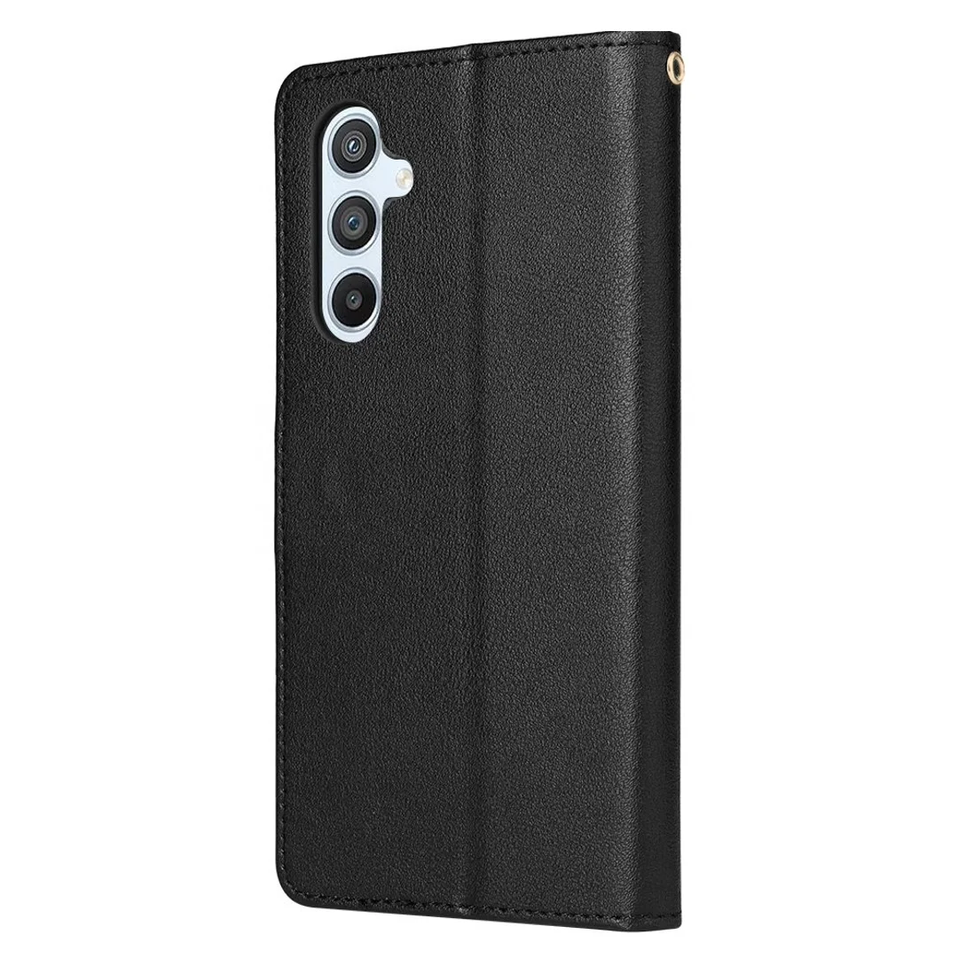 Etui ochronne z klapką skórzany portfel Alogy Wallet Case obudowa na telefon do Samsung Galaxy A34 5G Czarne - 10