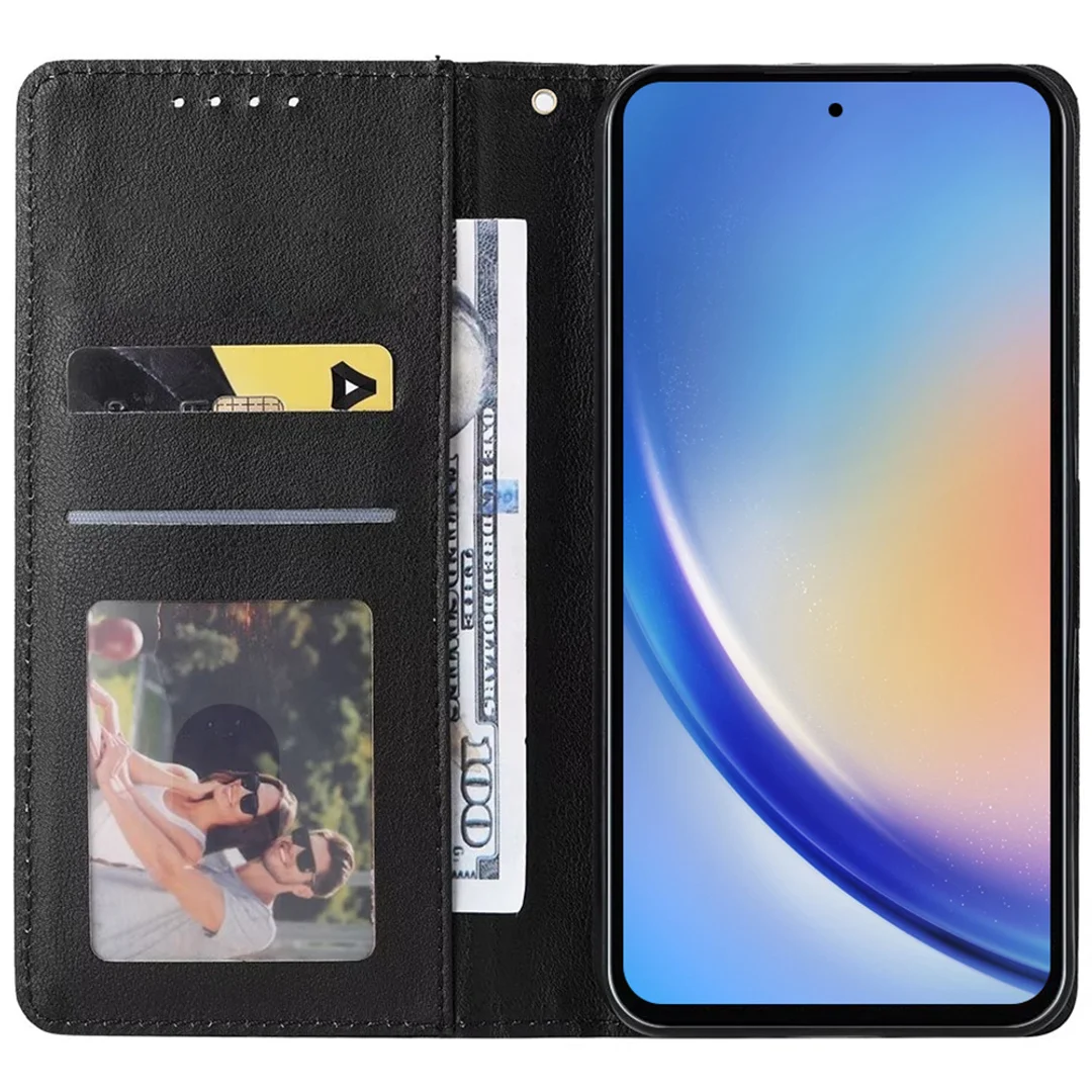 Etui ochronne z klapką skórzany portfel Alogy Wallet Case obudowa na telefon do Samsung Galaxy A54 5G Czarne - 2
