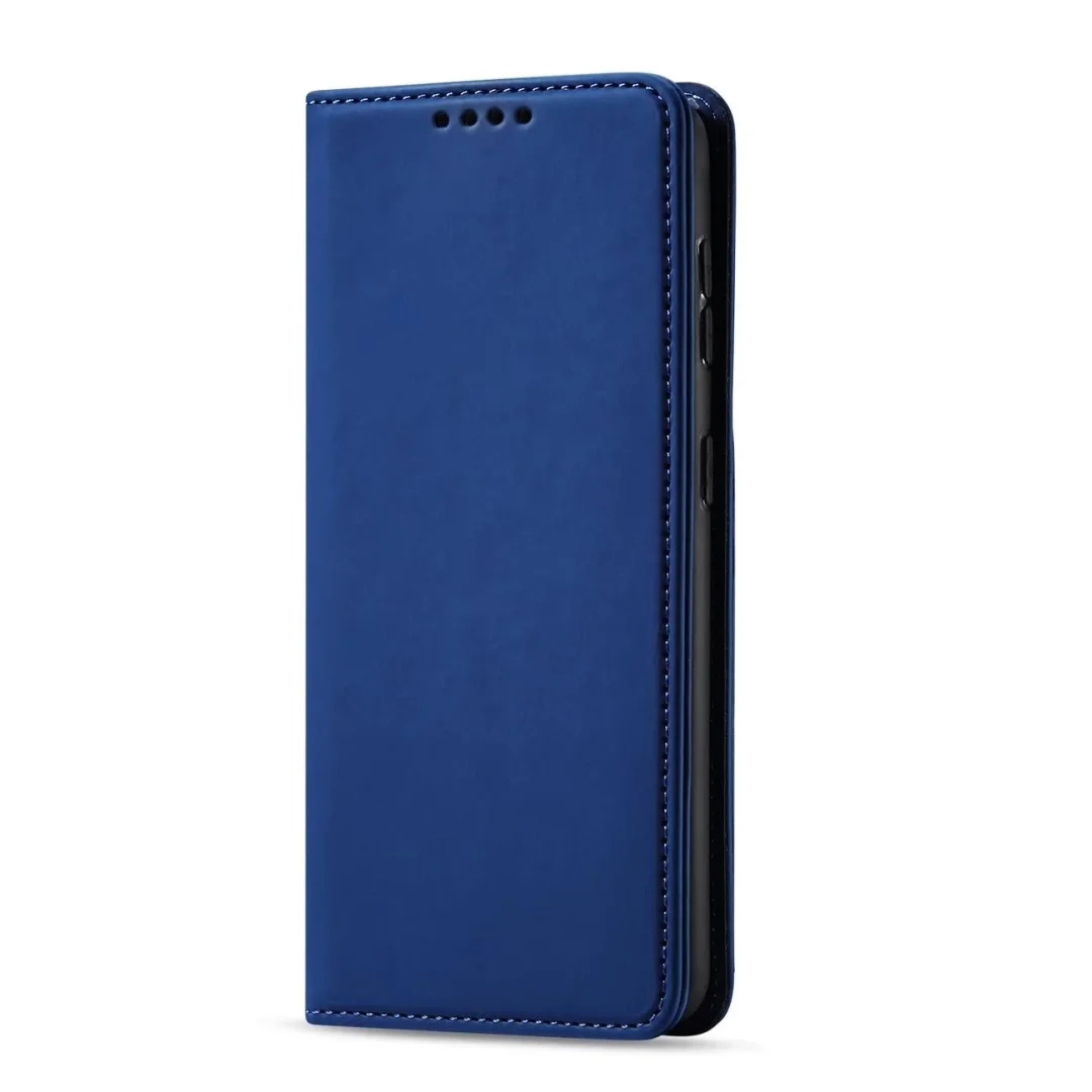 Magnet Card Case etui do Samsung Galaxy S22+ (S22 Plus) pokrowiec portfel na karty kartę podstawka niebieski - 12