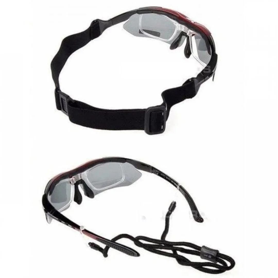 Okulary rowerowe Rockbros 10003 polaryzujące - czarne - 1