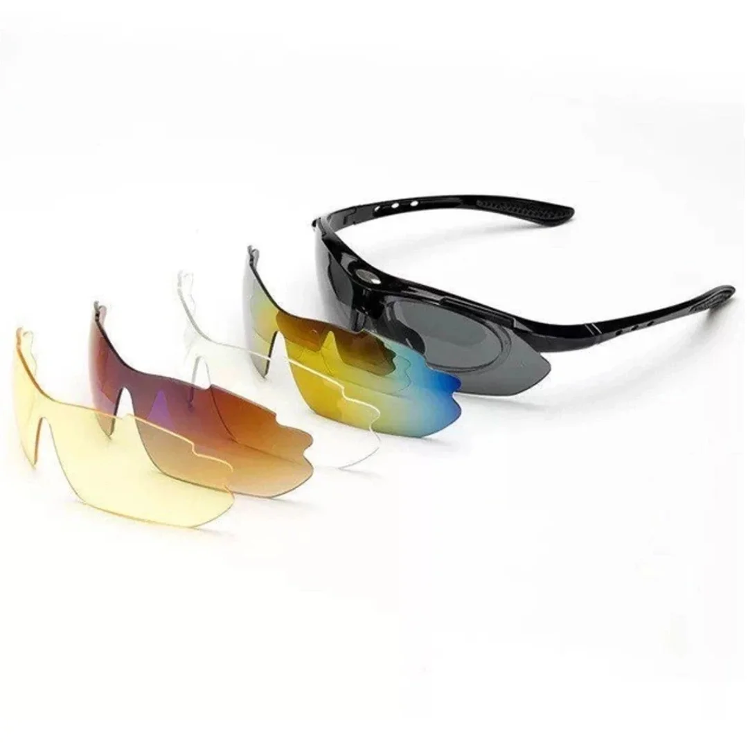 Okulary rowerowe Rockbros 10003 polaryzujące - czarne - 9