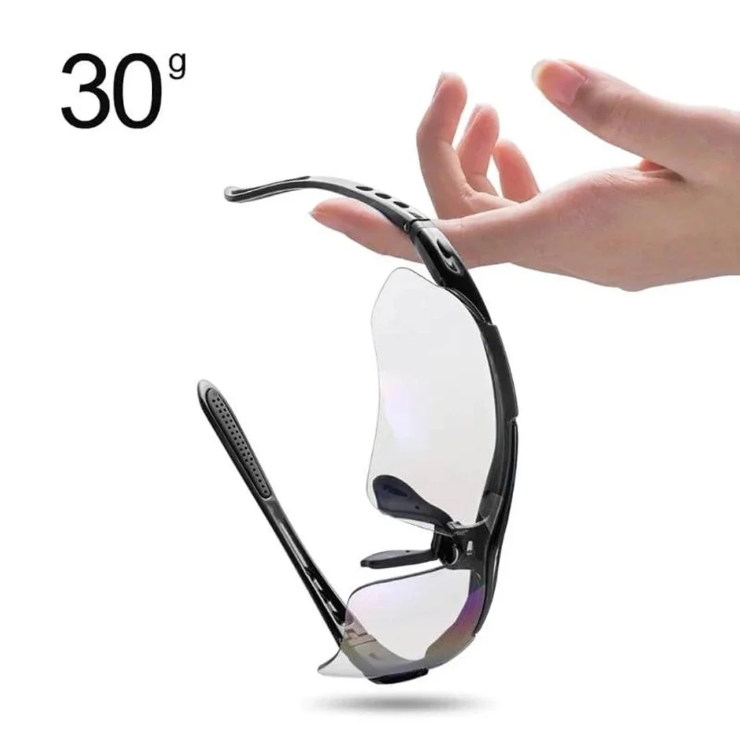 Okulary rowerowe Rockbros 10141 fotochromowe UV400 - czerwone - 4