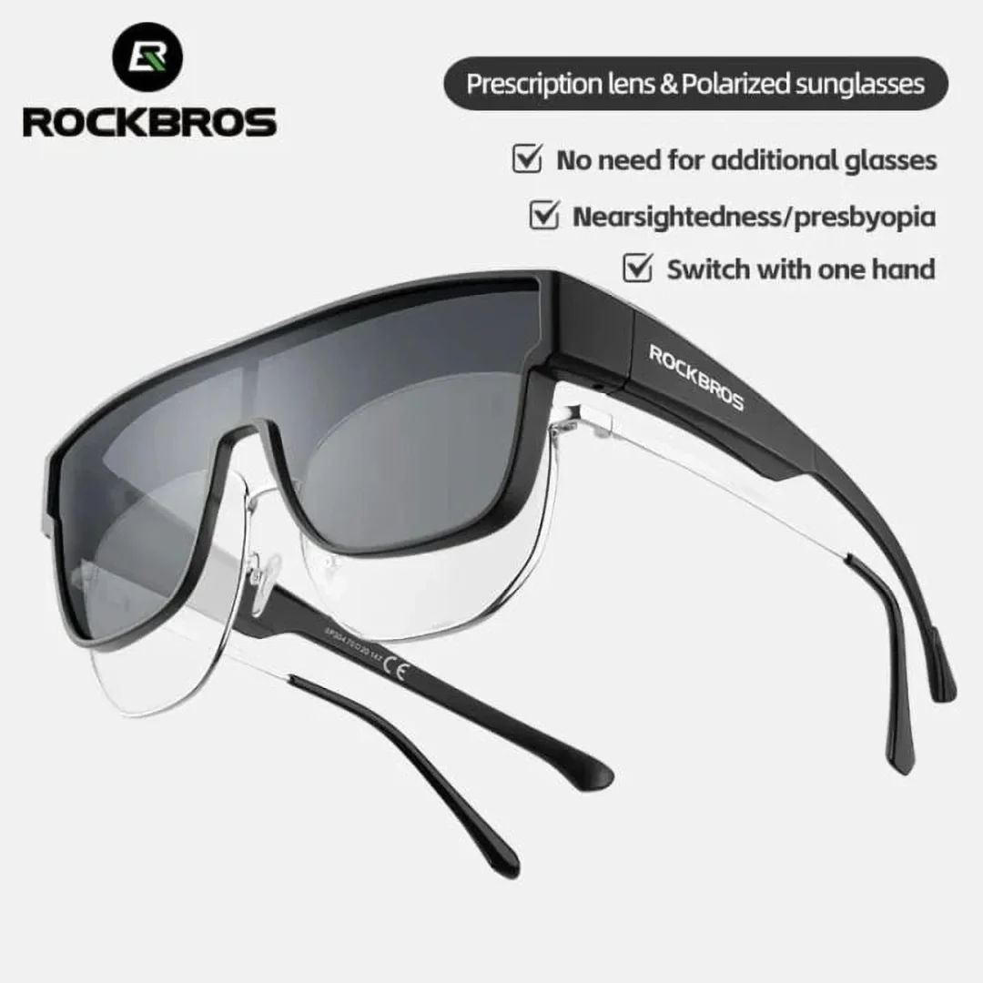 Okulary rowerowe Rockbros SP304 polaryzujące - szare - 8