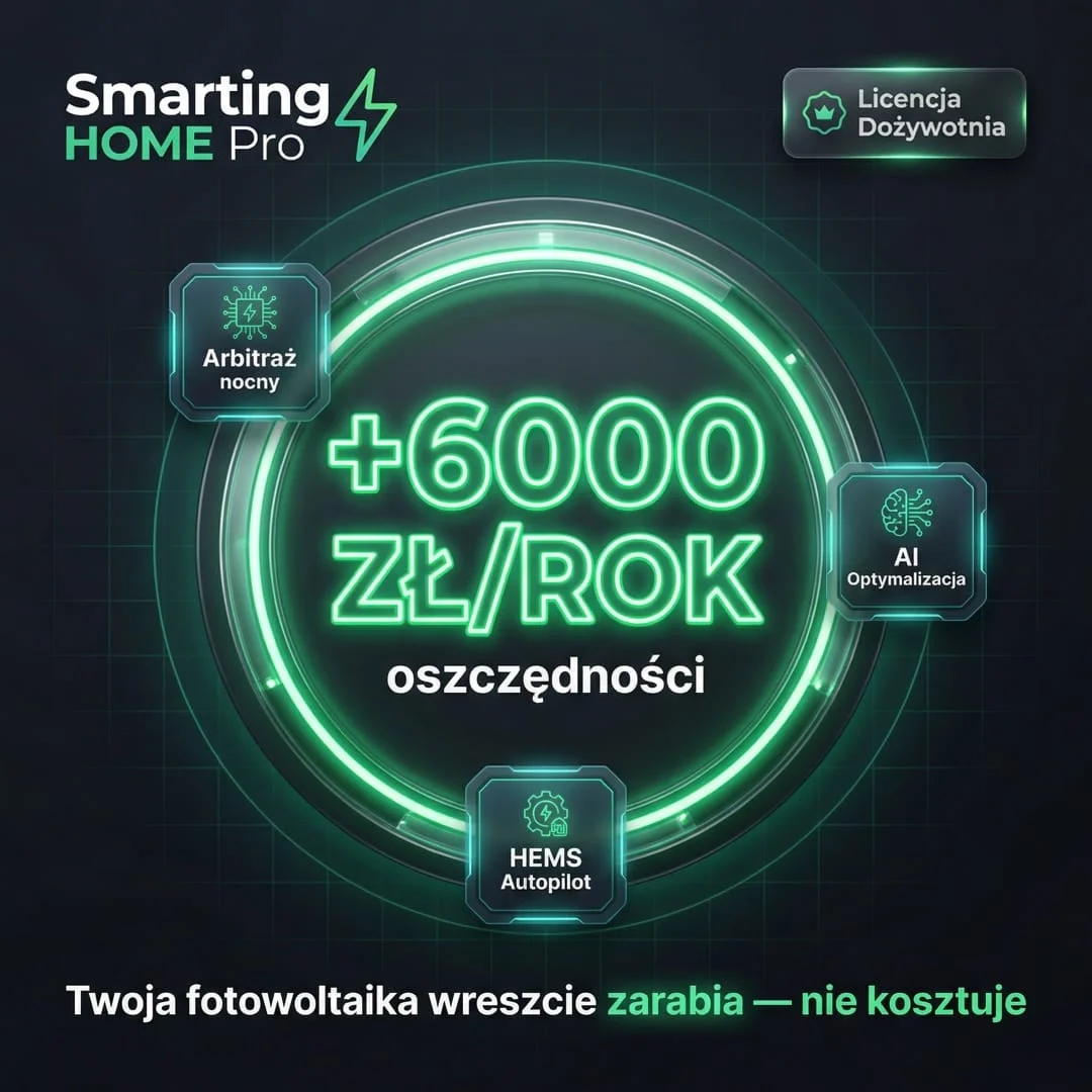 Smarting HOME Pro — Licencja Dożywotnia | Autonomiczne Zarządzanie Energią | Home Assistant - obrazek 16