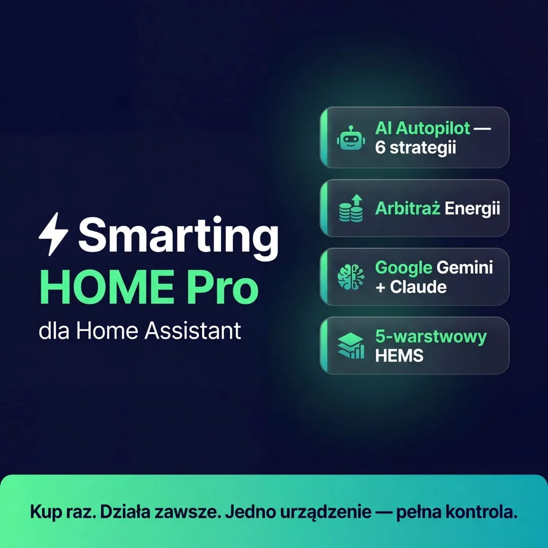Smarting HOME Pro — Licencja Dożywotnia | Autonomiczne Zarządzanie Energią | Home Assistant - obrazek 17