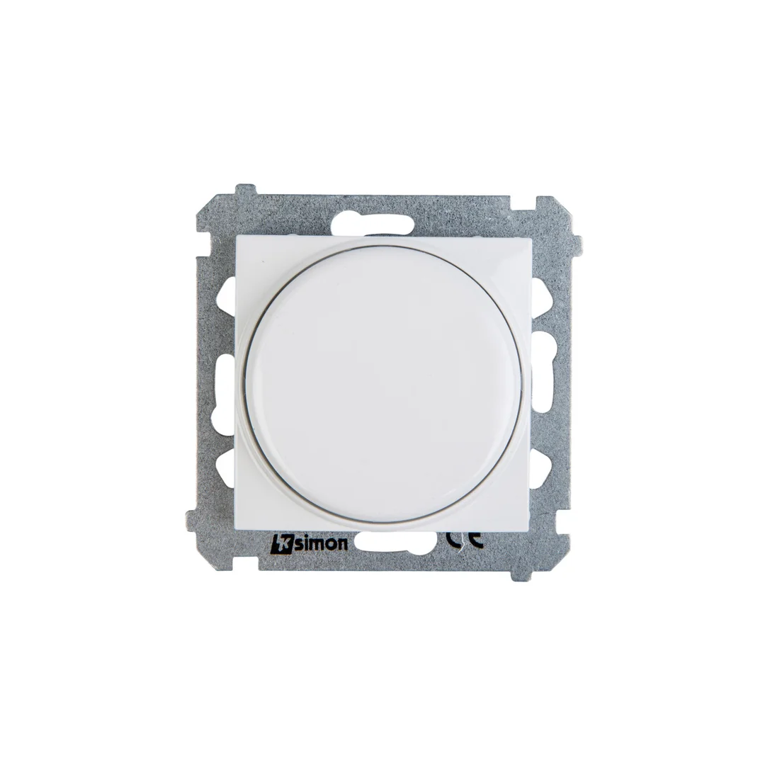 Simon 54 Ściemniacz naciskowo-obrotowy 20-500W biały DS9T.01/11
