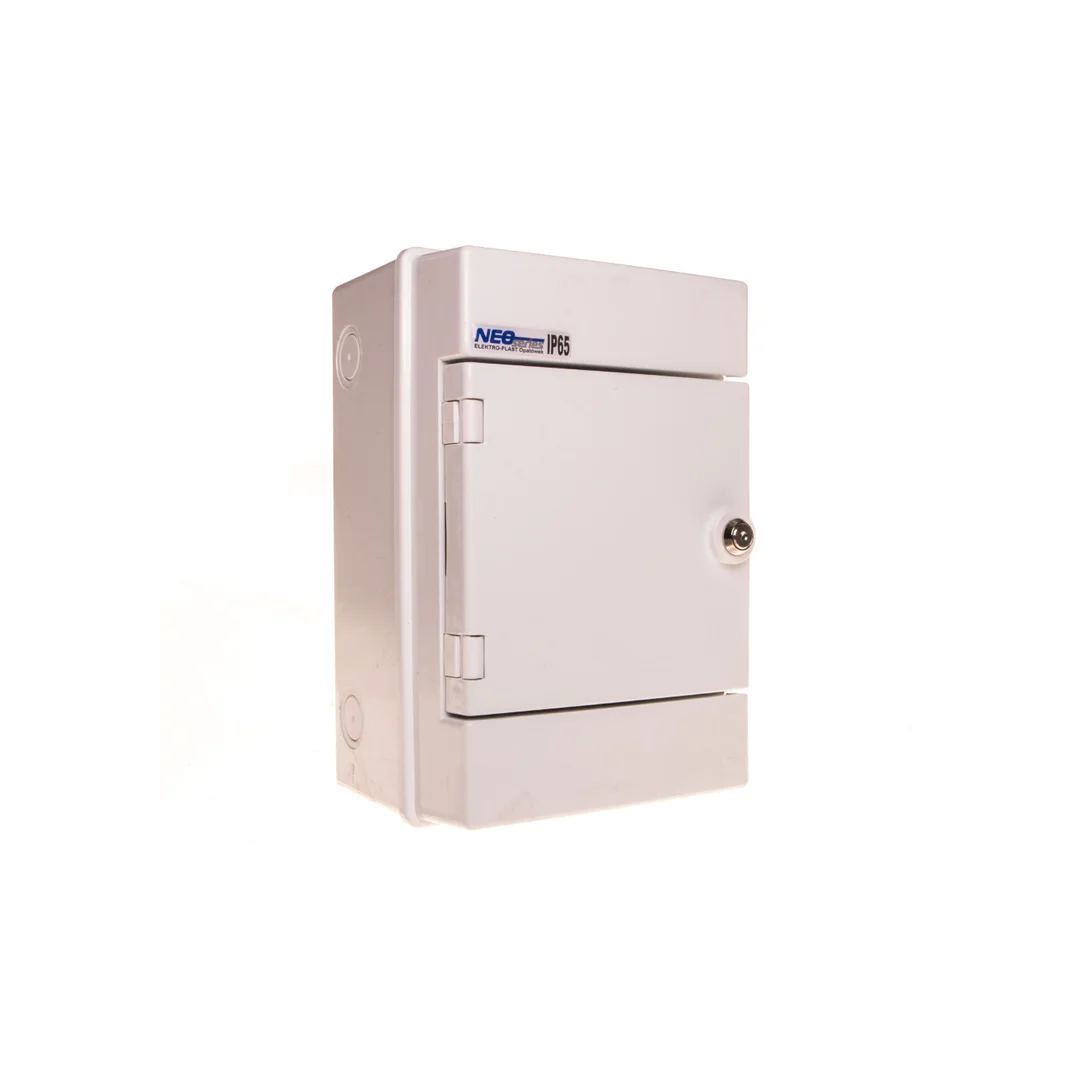 Rozdzielnica hermetyczna modułowa (500V AC ,1000V DC) 1x4 natynkowa IP65 RH-4ZB (z zamkiem) 36.06