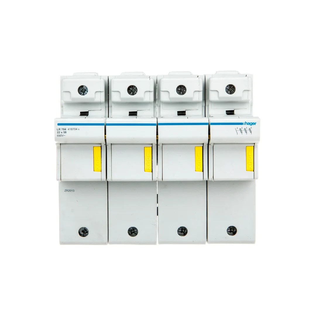 Rozłącznik bezpiecznikowy cylindryczny 4P 22x58mm LR704