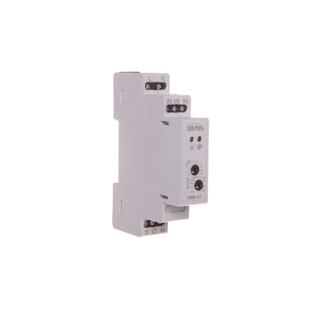 Przekaźnik bistabilny z wyłącznikiem czasowym 230V AC PBM-03 EXT10000065