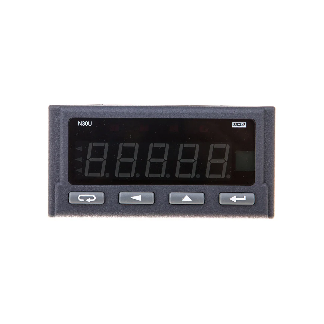 Cyfrowy miernik tablicowy (programowalny) 96x48mm 0-10V 0-20mA 0-60mV R, Pt, 2 wej. przekaźnikowe N30U 100000P0