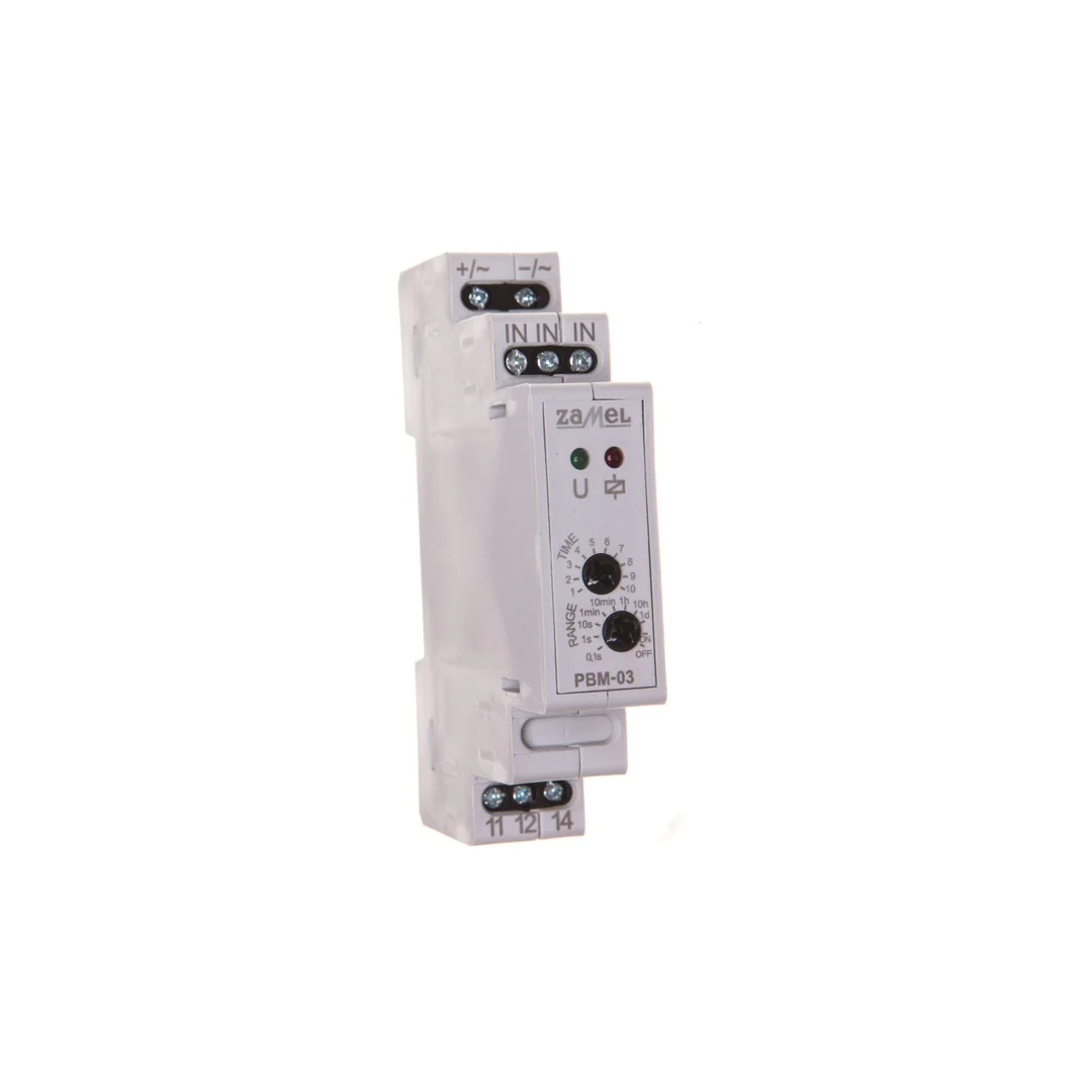 Przekaźnik bistabilny z wyłącznikiem czasowym 24V AC/DC PBM-03/24V EXT10000066