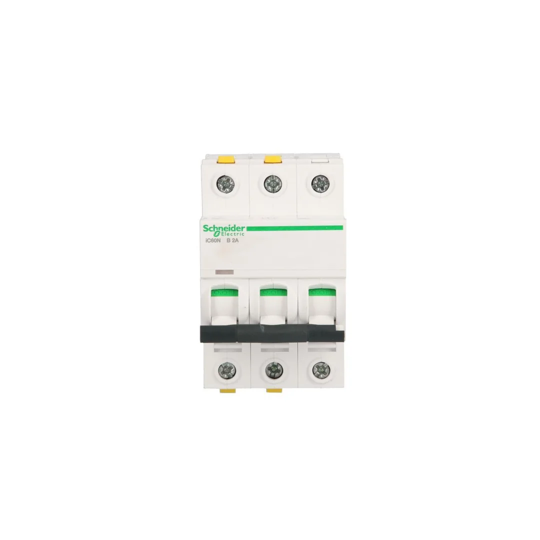 Wyłącznik nadprądowy 3P B 2A 6kA AC iC60N-B2-3 Acti9 A9F03302