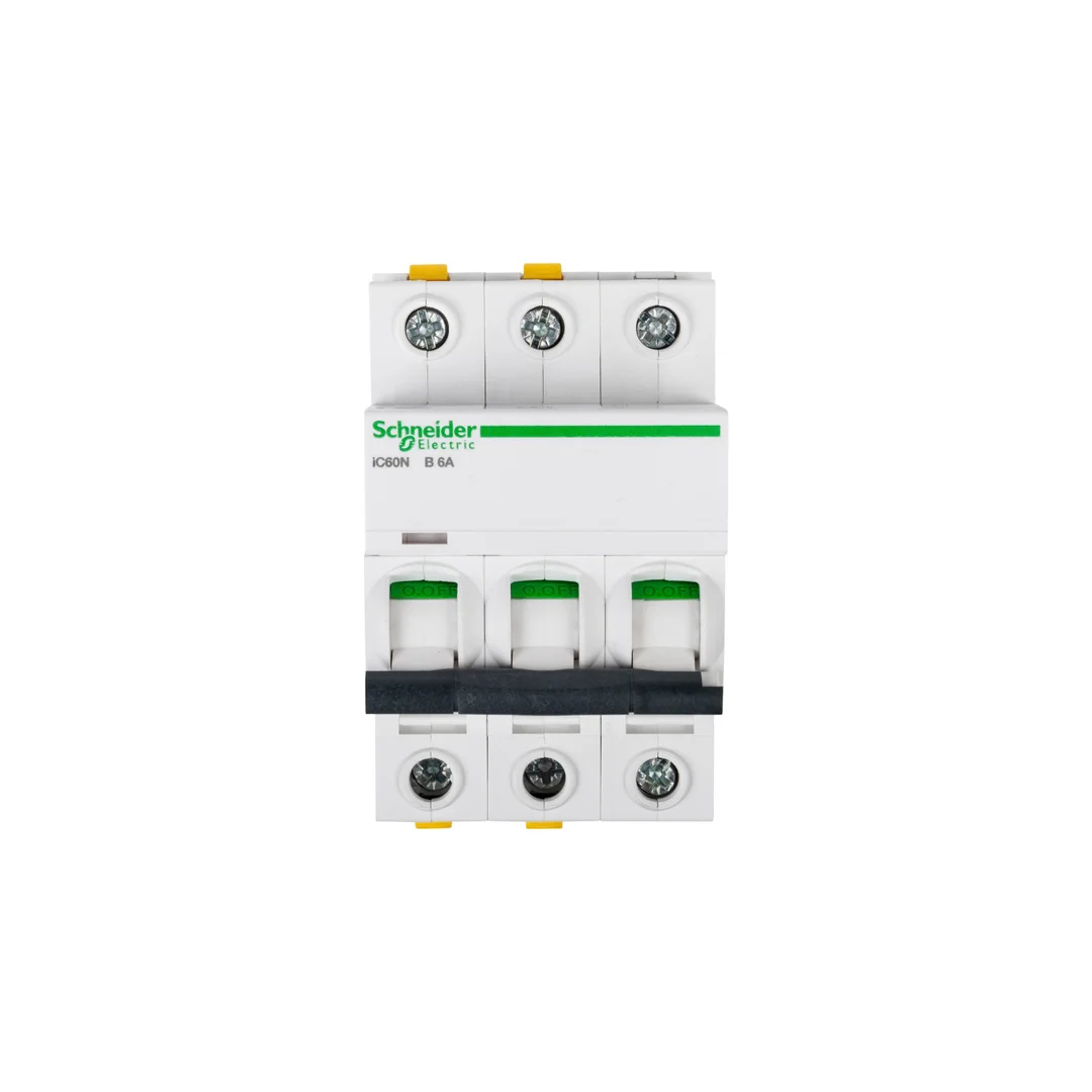 Wyłącznik nadprądowy 3P B 6A 6kA AC iC60N-B6-3 Acti9 A9F03306