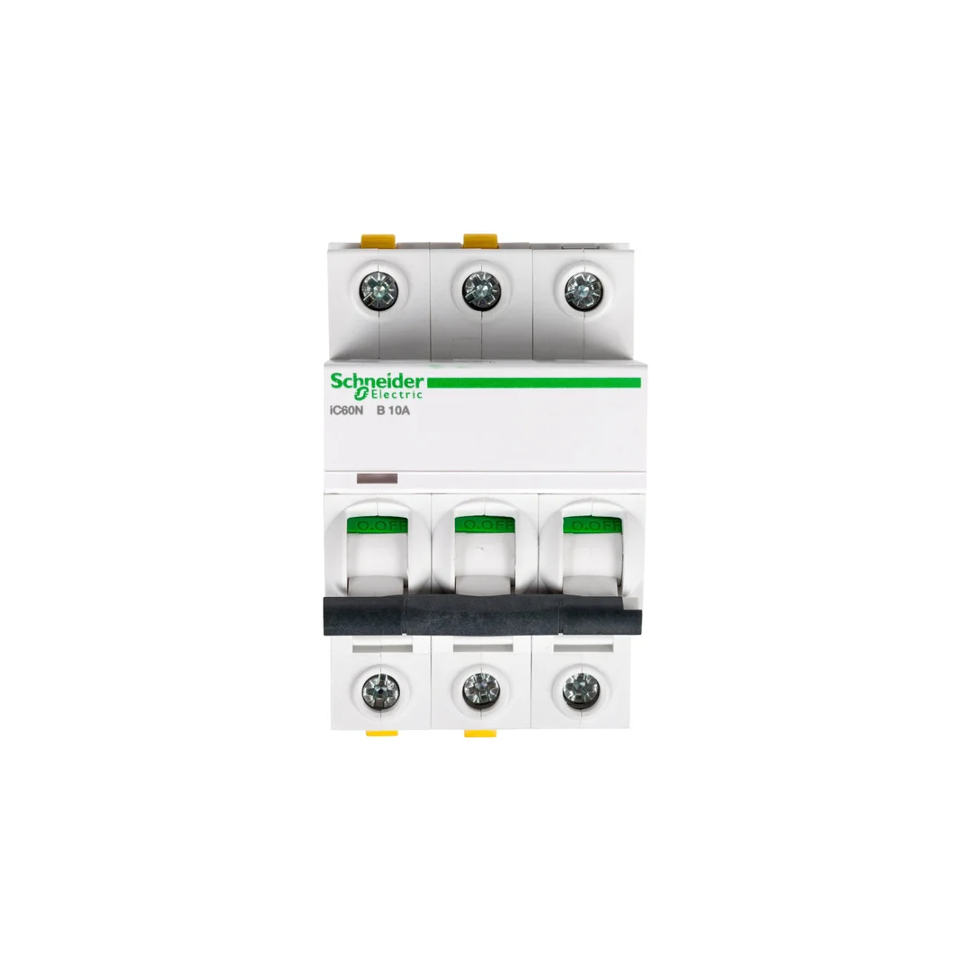 Wyłącznik nadprądowy 3P B 10A 6kA AC iC60N-B10-3 Acti9 A9F03310