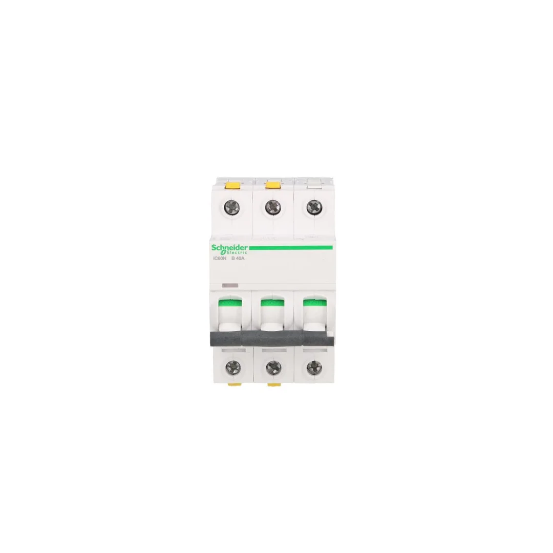 Wyłącznik nadprądowy 3P B 40A 6kA AC iC60N-B40-3 Acti9 A9F03340