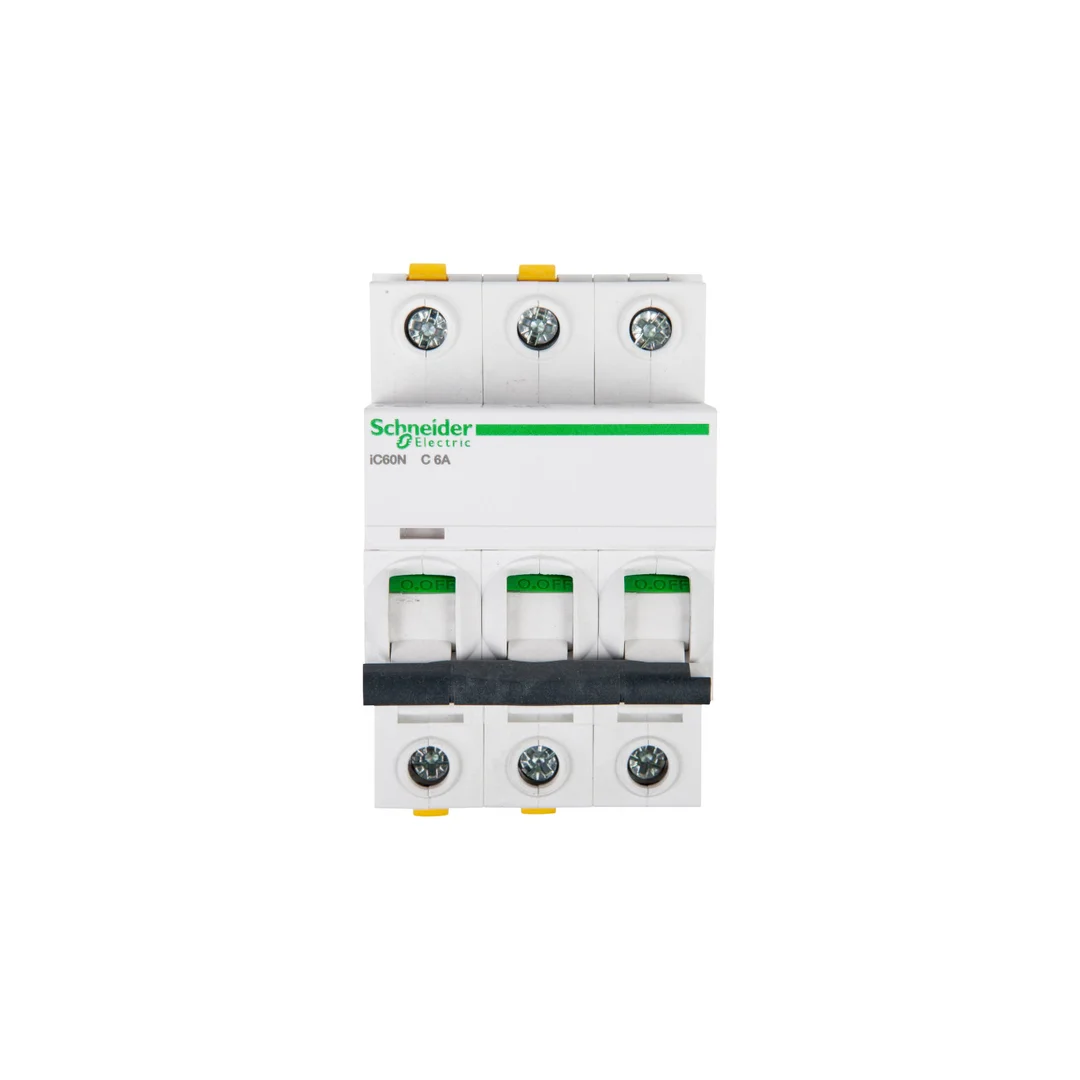 Wyłącznik nadprądowy 3P C 6A 6kA AC iC60N-C6-3 Acti9 A9F04306