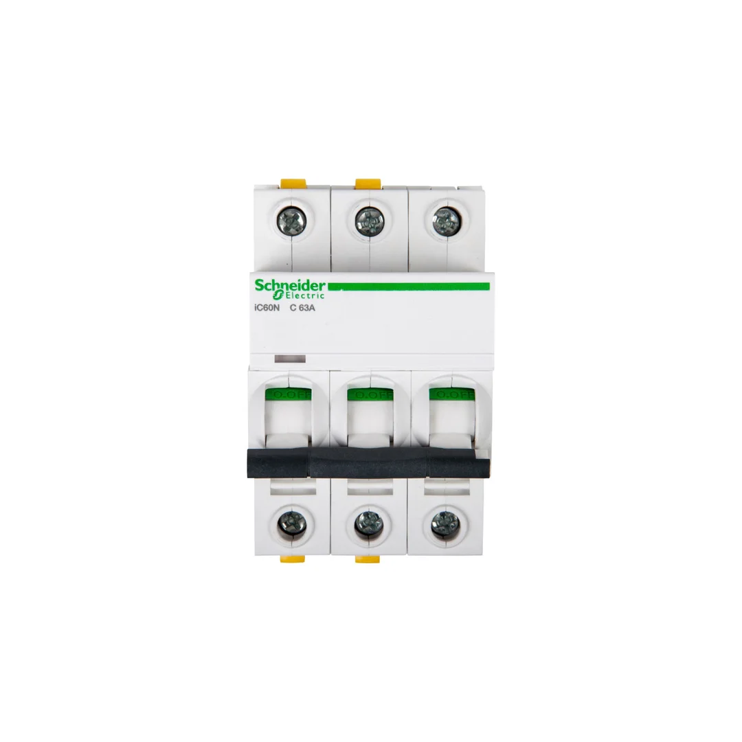 Wyłącznik nadprądowy 3P C 63A 6kA AC iC60N-C63-3 Acti9 A9F04363