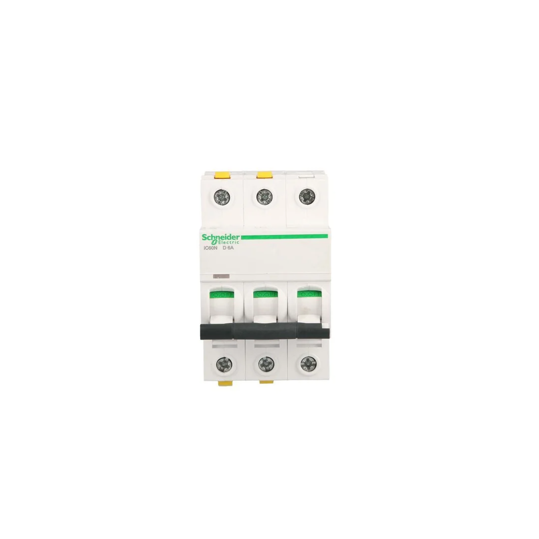 Wyłącznik nadprądowy 3P D 6A 6kA AC iC60N-D6-3 Acti9 A9F05306