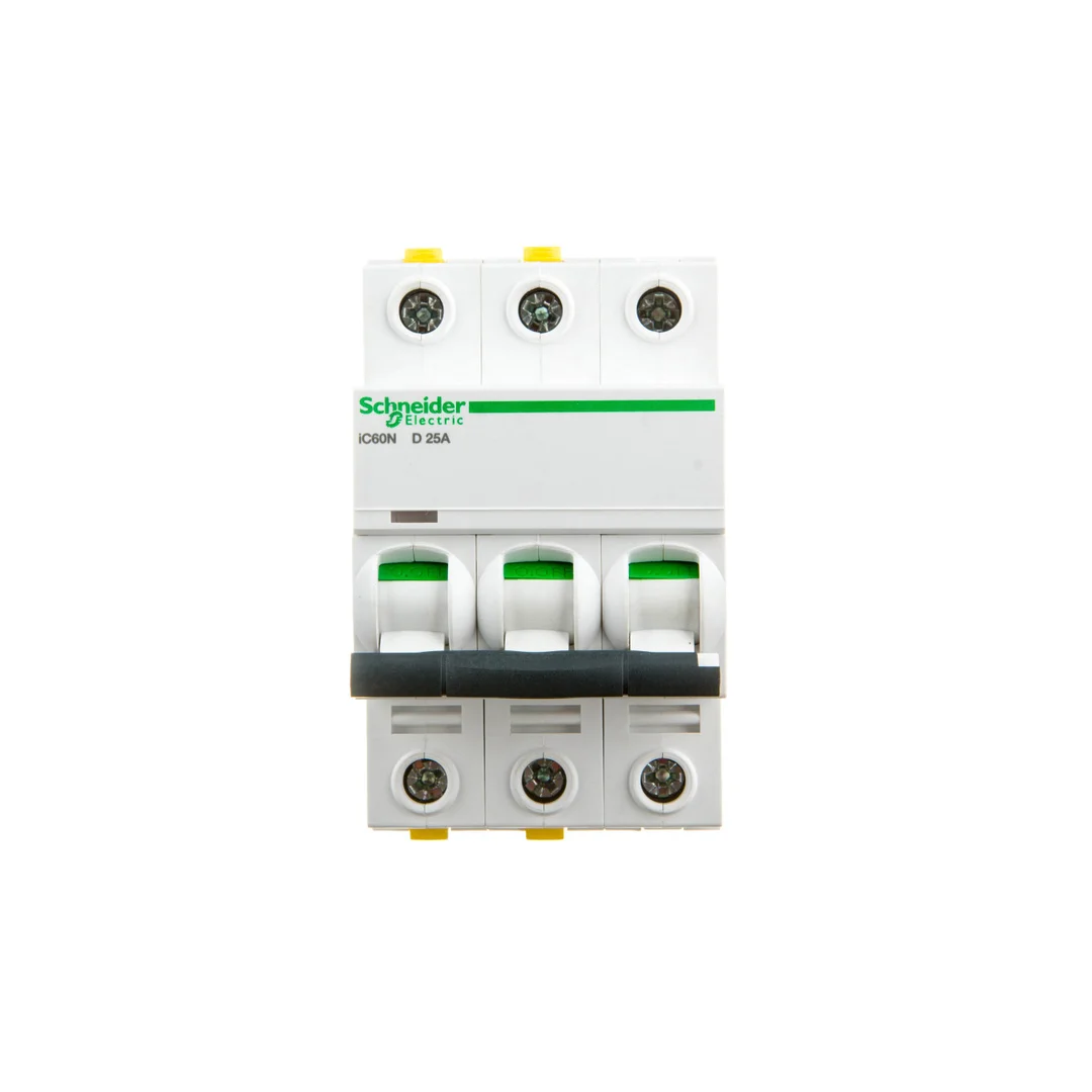 Wyłącznik nadprądowy 3P D 25A 6kA AC iC60N-D25-3 Acti9 A9F05325