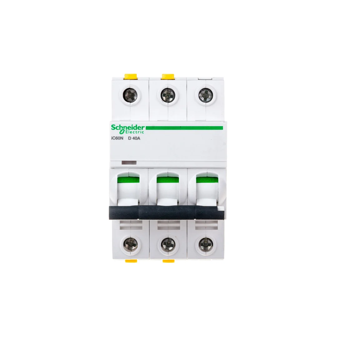 Wyłącznik nadprądowy 3P D 40A 6kA AC iC60N-D40-3 Acti9 A9F05340