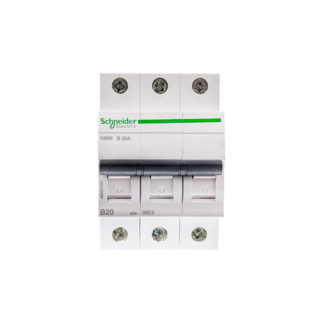 Wyłącznik nadprądowy 3P B 20A 6kA AC K60N Acti9 A9K01320