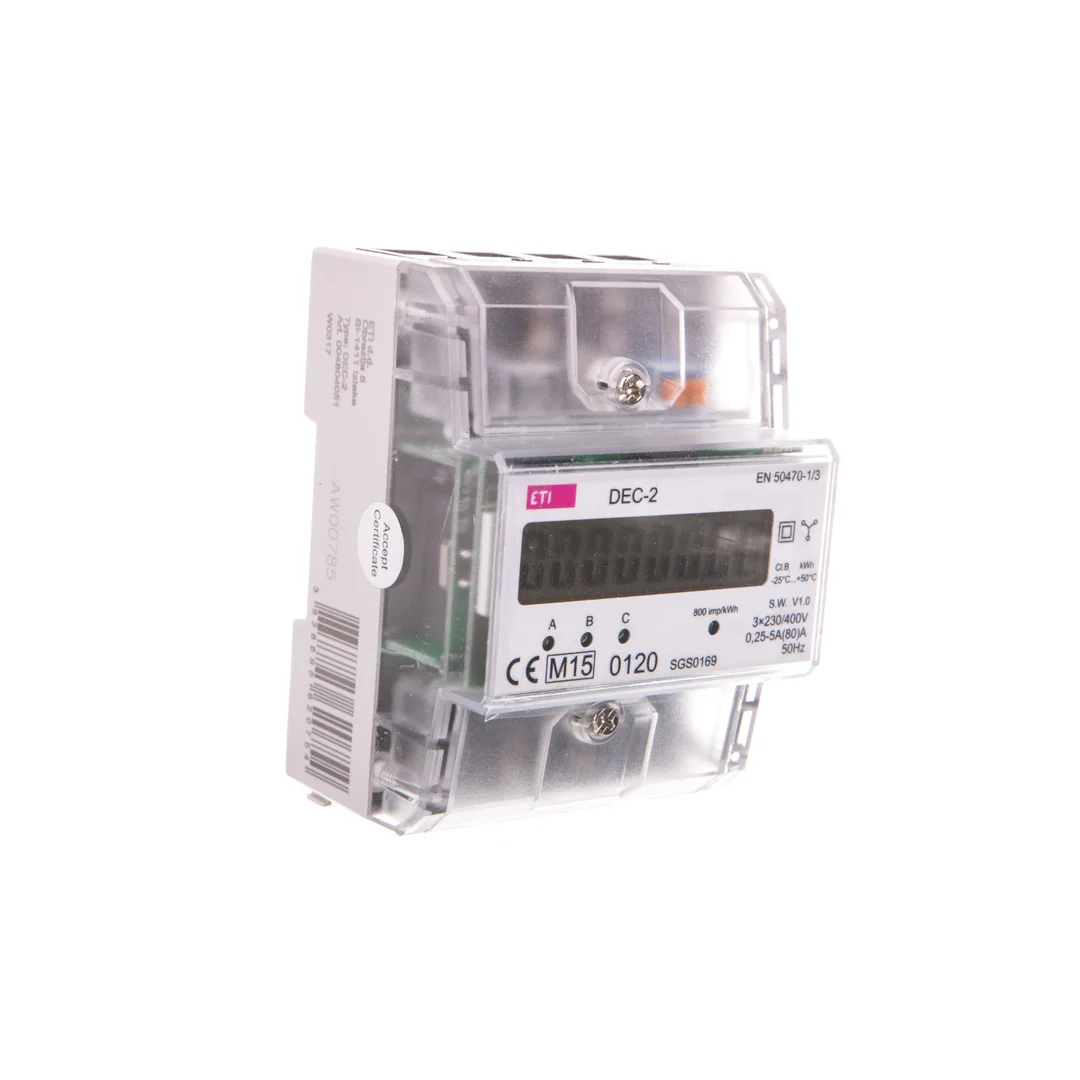 Licznik energii elektrycznej 3-fazowy 3x63A 3x230/400V AC+N IP20 DEC-2 004804051