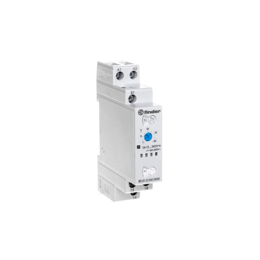 Przekaźnik czasowy wielofunkcyjny AI, DI, SW, BE, CE, DE 1P 16A 250V 0,1s - 20h 80.01.0.240.0000