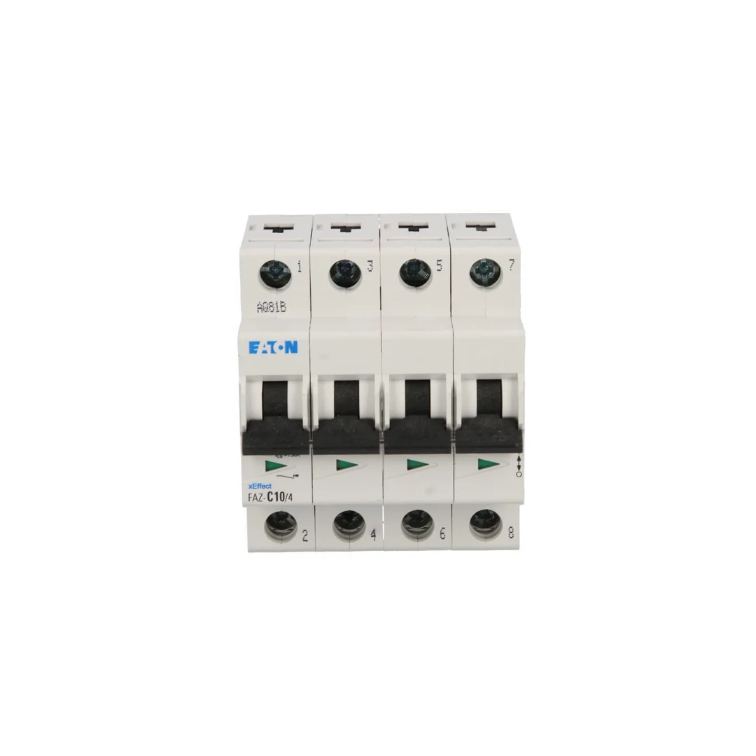 Wyłącznik nadprądowy 4P C 10A 15kA AC FAZ C10/4 279057