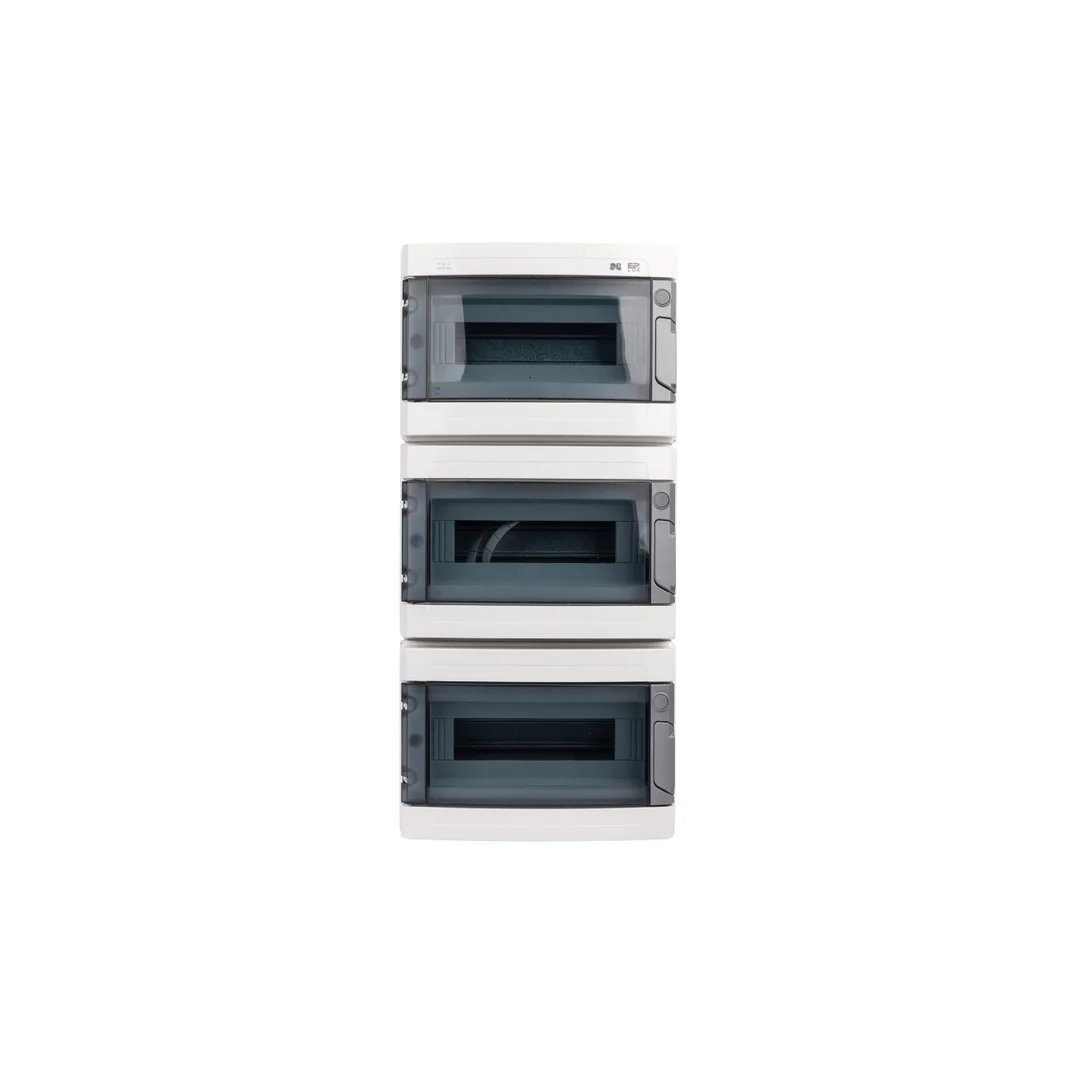 Rozdzielnica hermetyczna EP-LUX RN 3x12 1000V AC 1500V DC PE+N dymny IP65 1958-01