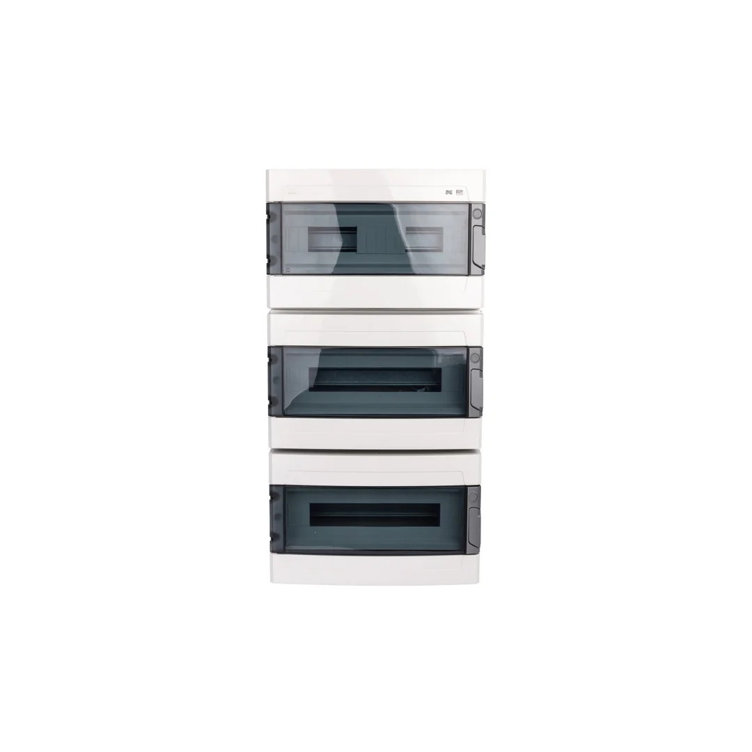 Rozdzielnica hermetyczna EP-LUX RN 3x18 1000V AC 1500V DC PE+N dymny IP65 1959-01