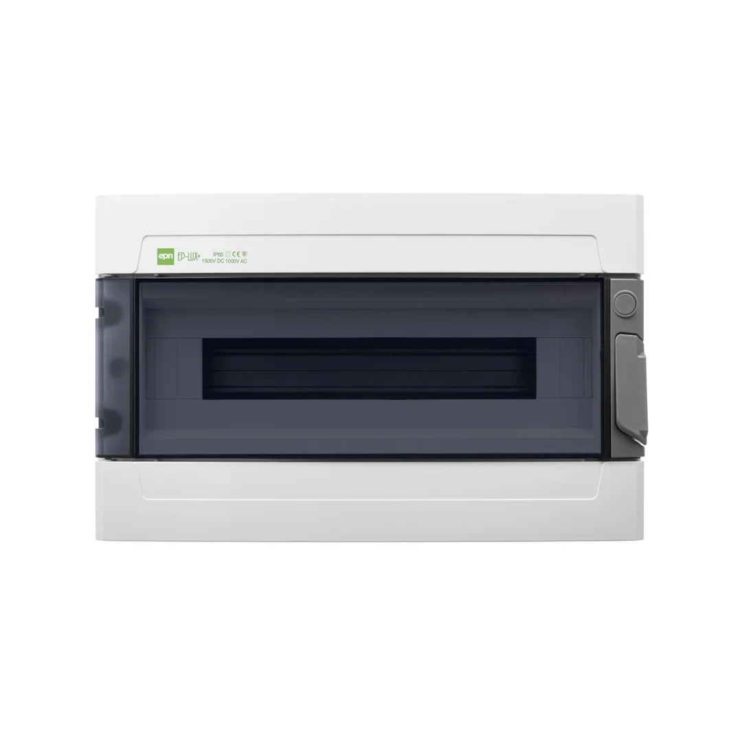 Rozdzielnica hermetyczna EP-LUX natynkowa 1x18 1500V DC 1000V AC PE+N dymny IP65 1955-01