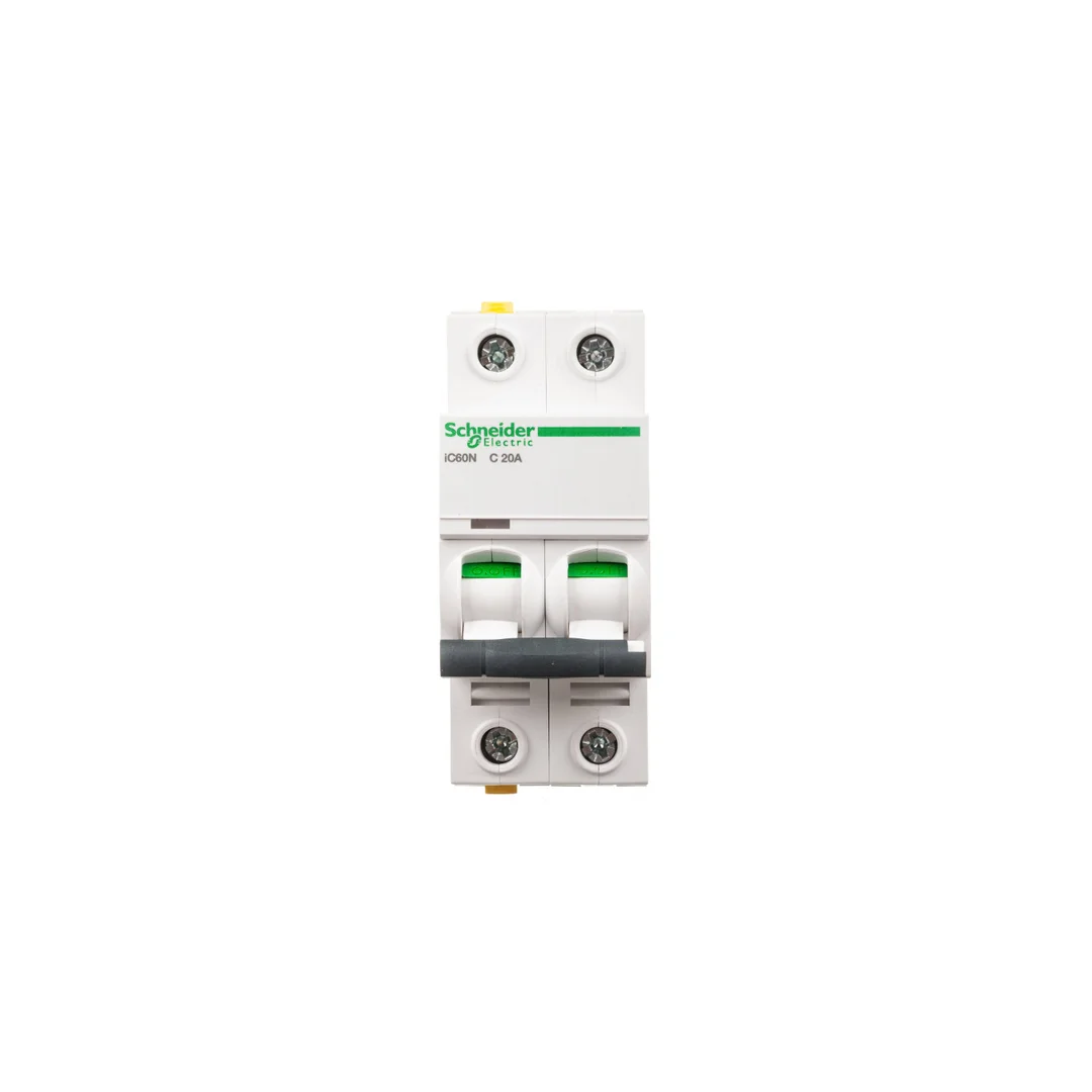 Wyłącznik nadprądowy 2P C 20A 6kA AC iC60N-C20-2 Acti9 A9F04220