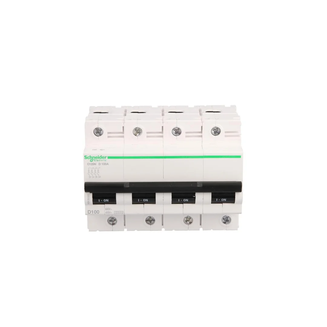Wyłącznik nadprądowy 4P D 100A 10kA AC C120N Acti9 A9N18392