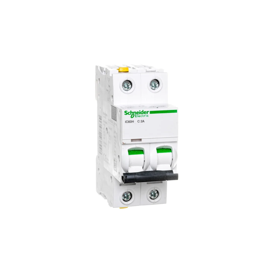 Wyłącznik nadprądowy 2P C 2A 10kA AC iC60H-C2-2 Acti9 A9F07202