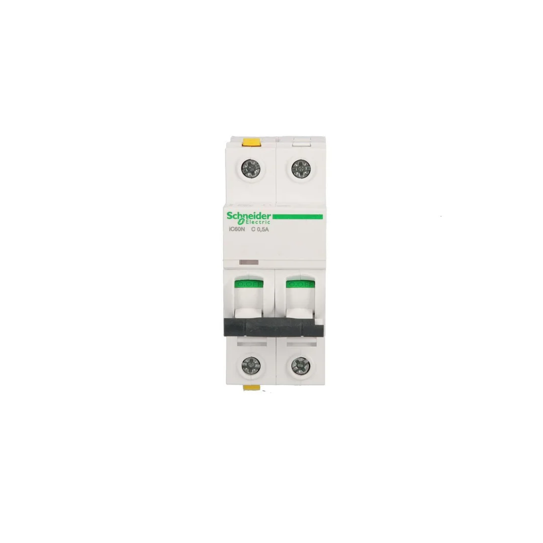 Wyłącznik nadprądowy 2P C 0,5A 6kA AC iC60N-C05-2 Acti9 A9F04270