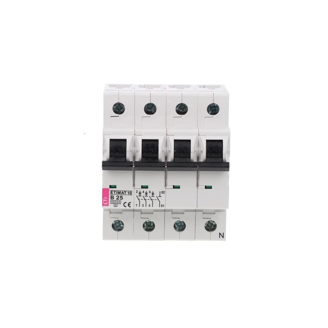 Wyłącznik nadprądowy 3P+N B 25A 10kA AC ETIMAT10 002126718