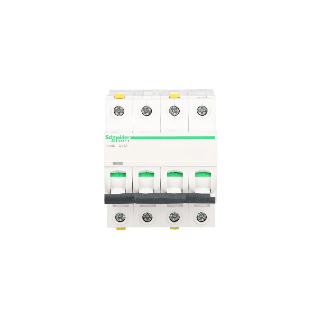 Wyłącznik nadprądowy 4P C 16A 6kA AC iC60N-C16-4 Acti9 A9F04416