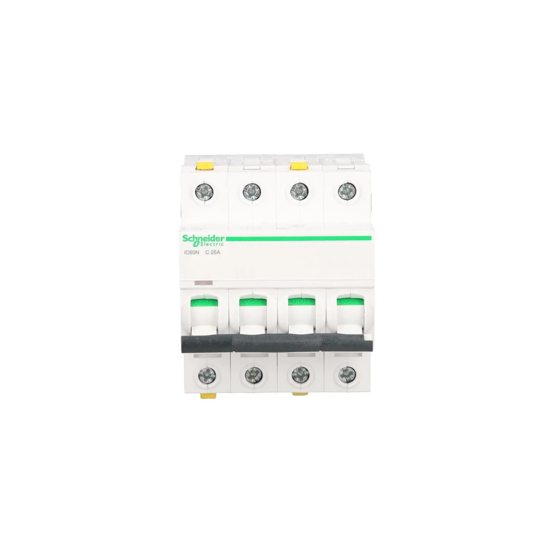 Wyłącznik nadprądowy 4P C 25A 6kA AC iC60N-C25-4 Acti9 A9F04425