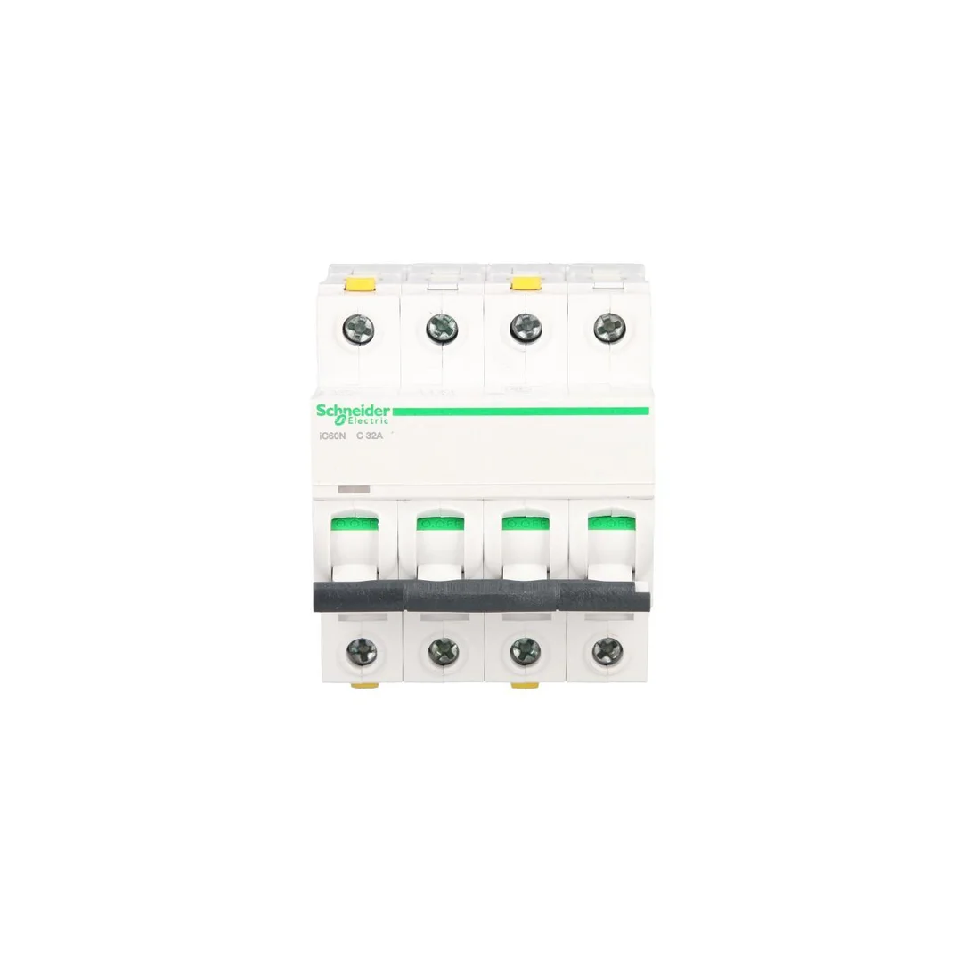 Wyłącznik nadprądowy 4P C 32A 6kA AC iC60N-C32-4 Acti9 A9F04432