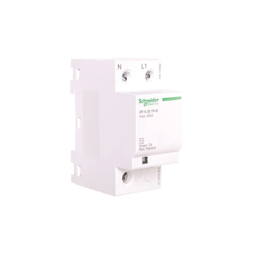 Ogranicznik przepięć Typ T2 1P+N/PE 65kA 1,5kV iPF20 A9L15692