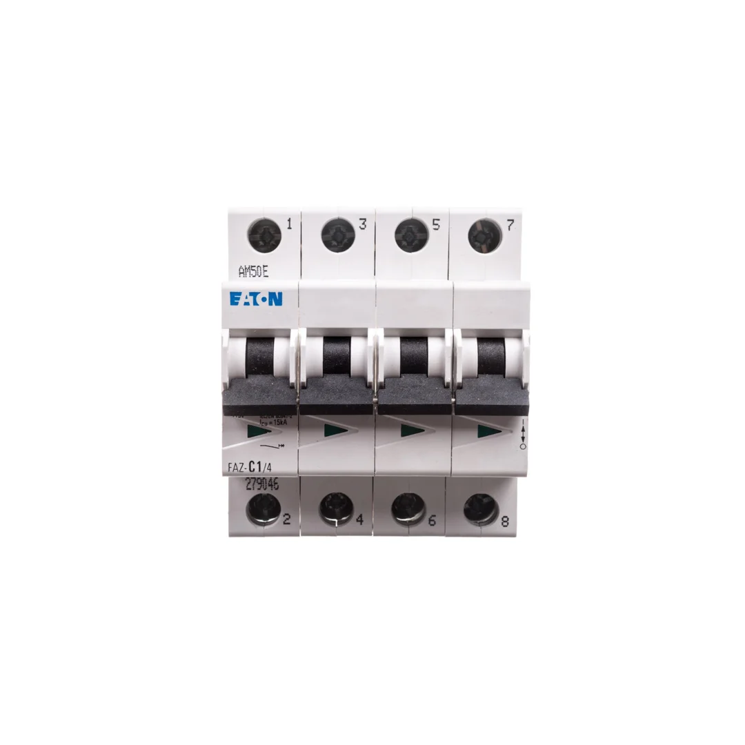 Wyłącznik nadprądowy 4P C 1A 15kA AC FAZ C1/4 279046