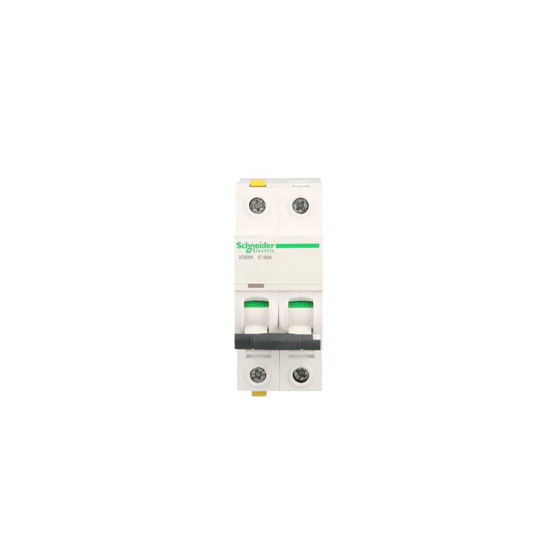 Wyłącznik nadprądowy 2P C 20A 10kA AC iC60H-C20-2 Acti9 A9F07220