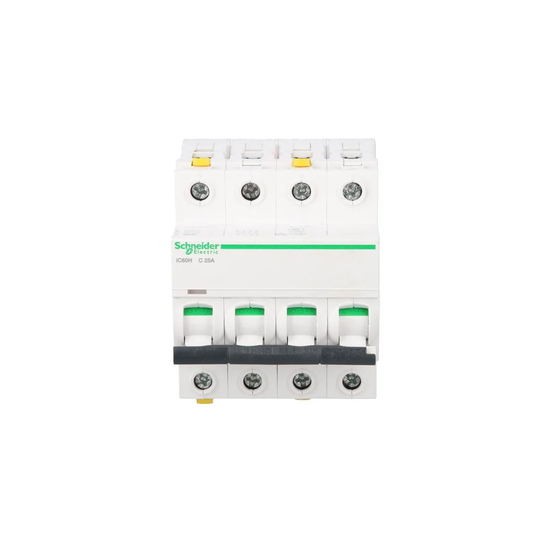 Wyłącznik nadprądowy 4P C 25A 10kA AC iC60H-C25-4 Acti9 A9F07425