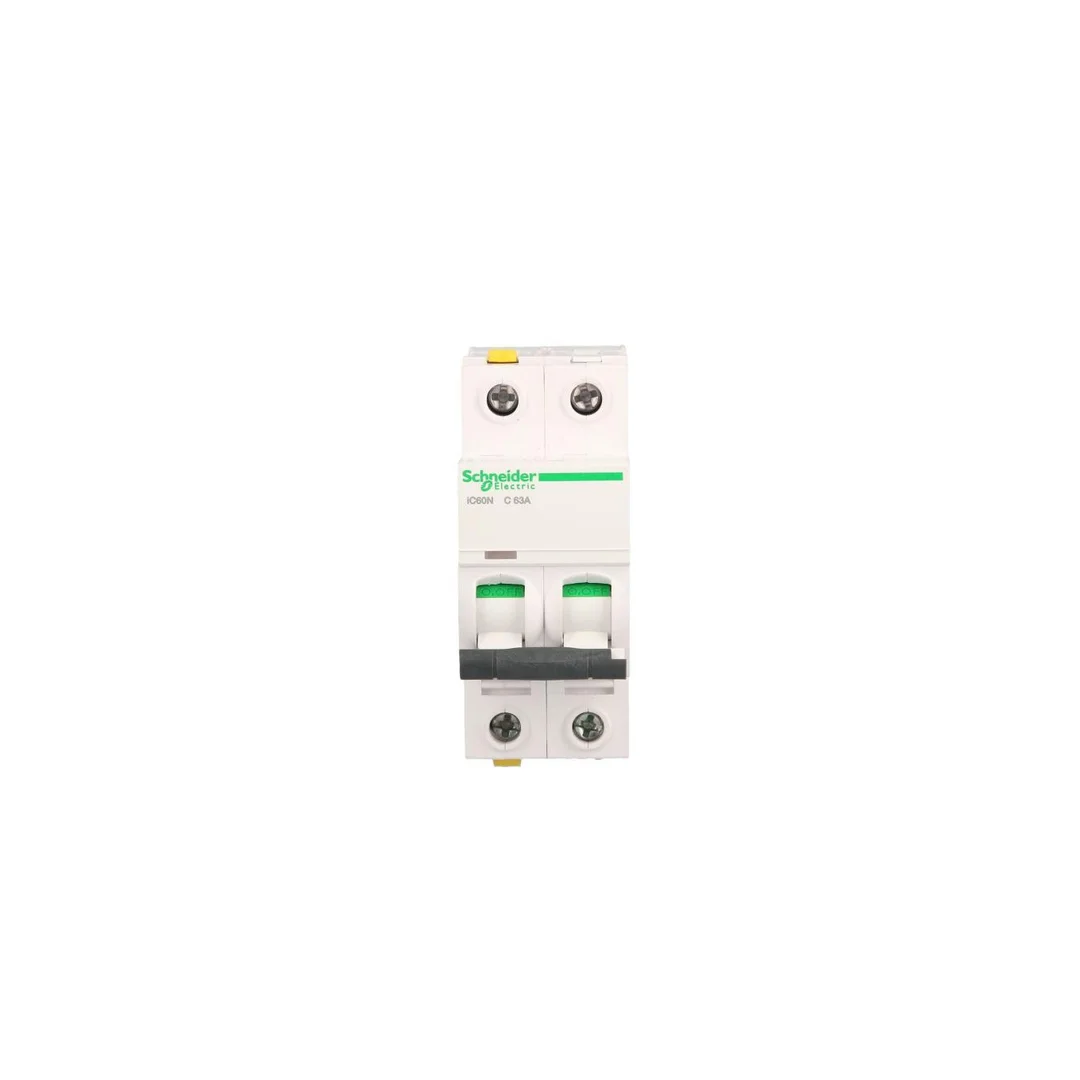 Wyłącznik nadprądowy 2P C 63A 6kA AC iC60N-C63-2 Acti9 A9F04263