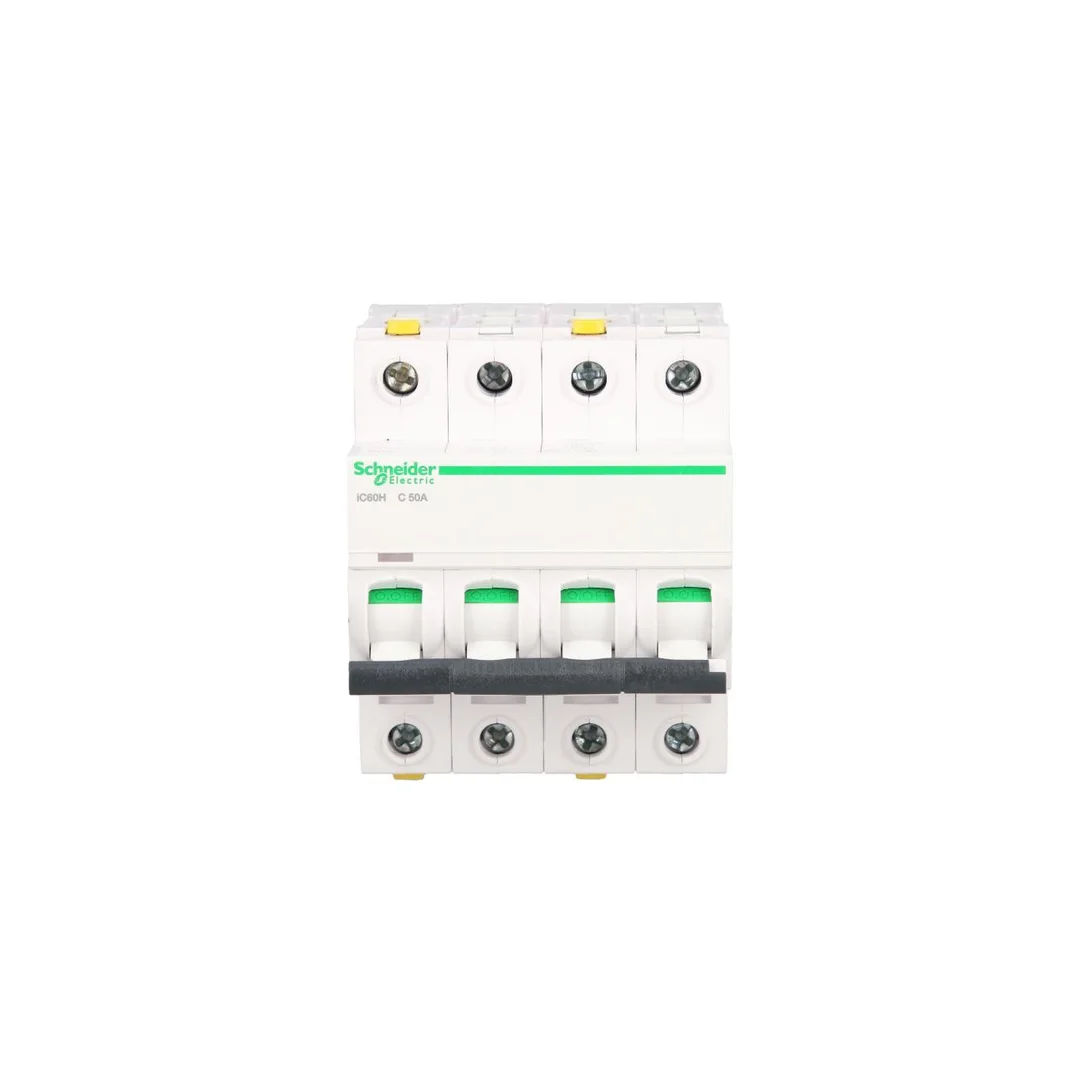 Wyłącznik nadprądowy 4P C 50A 10kA AC iC60H-C50-4 Acti9 A9F07450