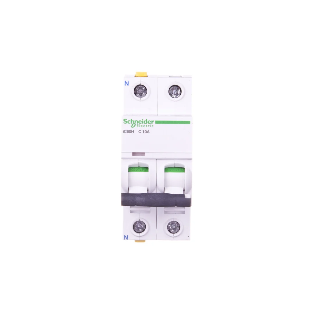Wyłącznik nadprądowy 1P+N C 10A 10kA AC iC60H-C10-1N A9F07610
