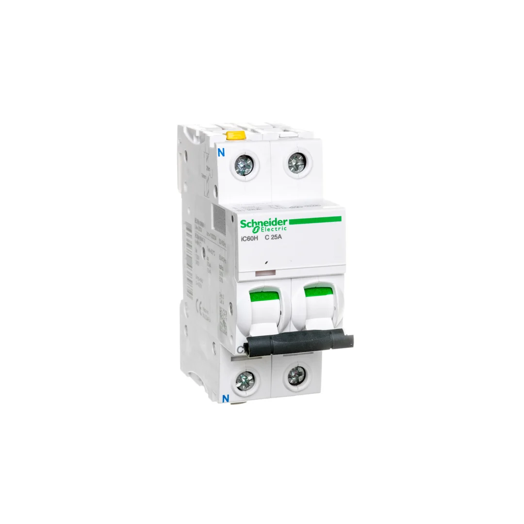 Wyłącznik nadprądowy 1P+N C 25A 10kA AC iC60H-C25-1N Acti9 A9F07625