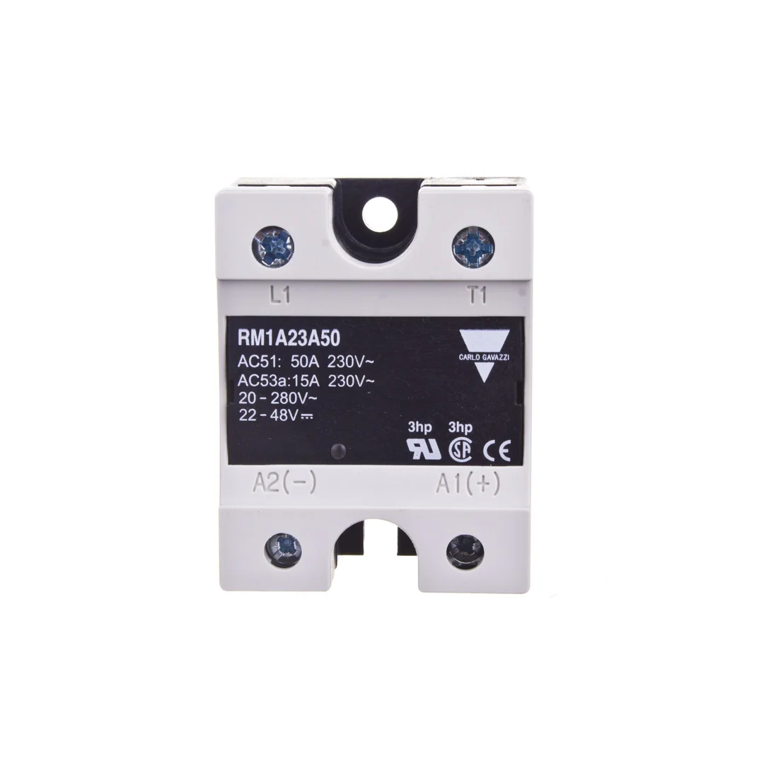 Przekaźnik półprzewodnikowy jednofazowy 24-265V AC 50A 20-280VAC/22-48VDC RM1A23A50