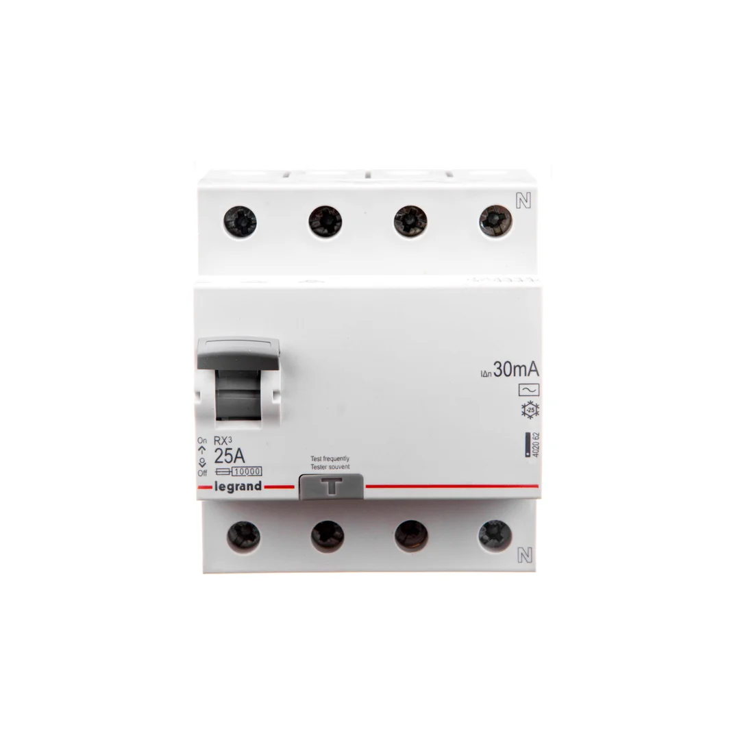 Wyłącznik różnicowoprądowy 4P 25A 0,03A typ AC P304 RX3 402062